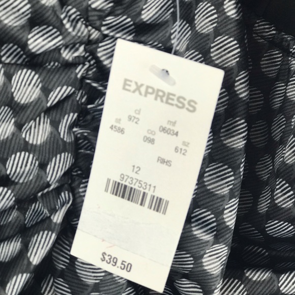 NWT: Express- Womens Halter Blouse- Grey-sz 12 - Picture 5 of 10